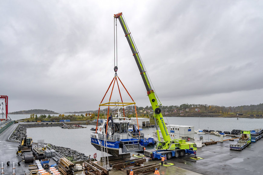 LTM 1230-5.1 – Einsatz im Hafen von Oslo